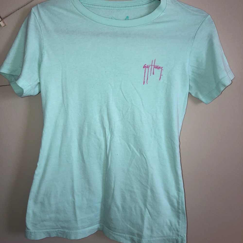 Mint green Guy Harvey shirt